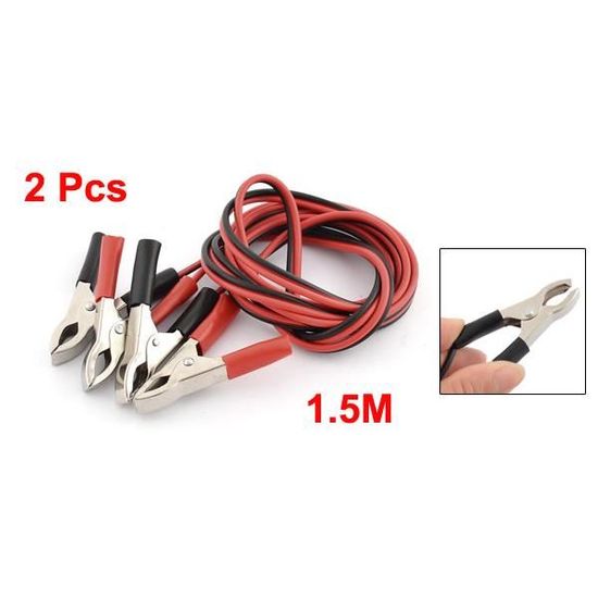 Pince Crocodile 5 A 25 A 50 A Amp Aligator Batterie Voiture Cable