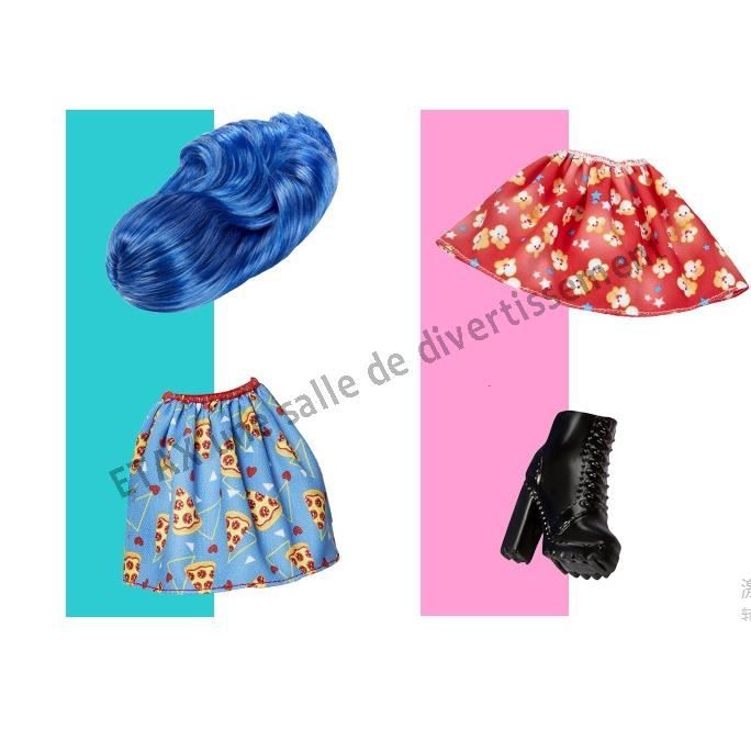 Barbie Color Reveal poup e avec 6 l ments myst re th me Nature