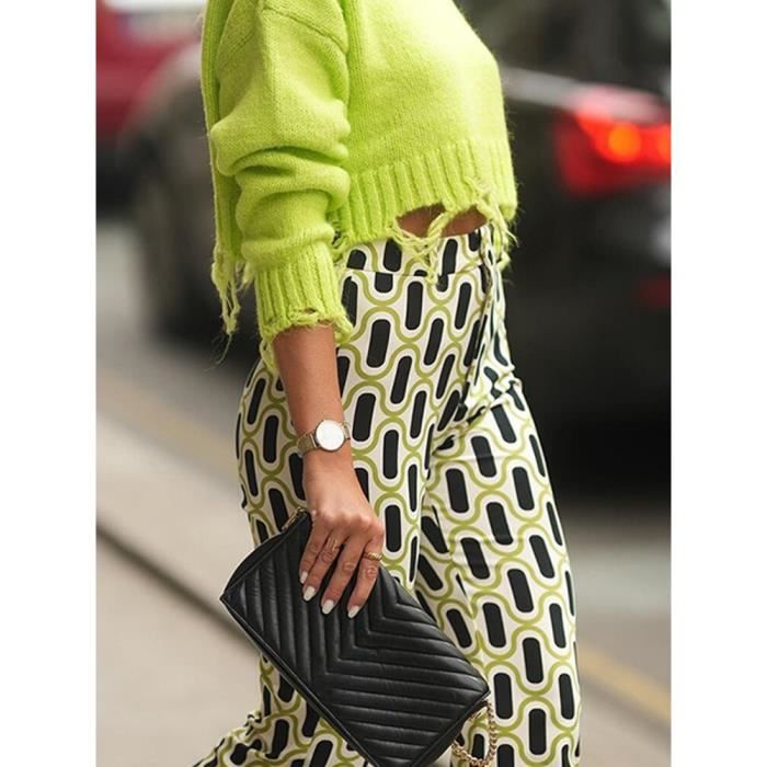 Pull troué femme best sale