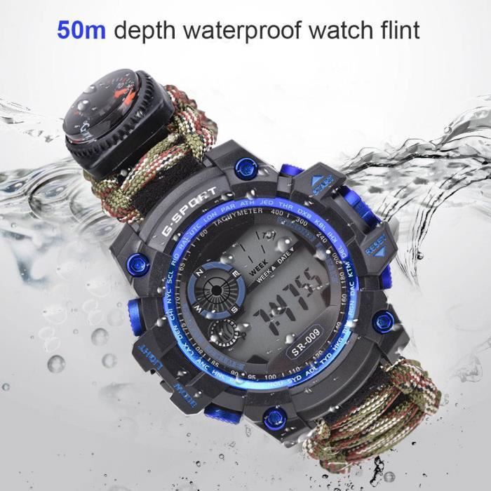 Montre de sales survie multifonctions