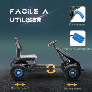Kart à pédales pour enfants Rouge Type HENXUAN - Jeux - Jouets