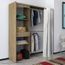 Garde Robe Avec Rideau Armoire De Chambre Contemporain Armoire