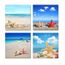 Wallpaper 4 Pcs Set Coquilles Plage De L Ocean Art Mur De Toile Etoile De Mer Decoration Peinture Sans Cadre 30x30cmx4pcs Achat Vente Tableau Toile Soldes Des Le 15 Juillet Cdiscount Free