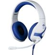 Casque-Micro Gaming - KONIX - Nemesis - Blanc - Playstation/Xbox/Nintendo/Smartphone/Tablette - Sous Licence Officielle FFF-0