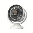 Climatiseur Mobile Ventilateur USB Rechargeable 4 Vitesses Bureau Sur Pied Mural Veilleuse Portable