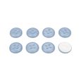 Patin Glisseur /à Clouer /ø18mm en Plastique Blanc Lot de 128