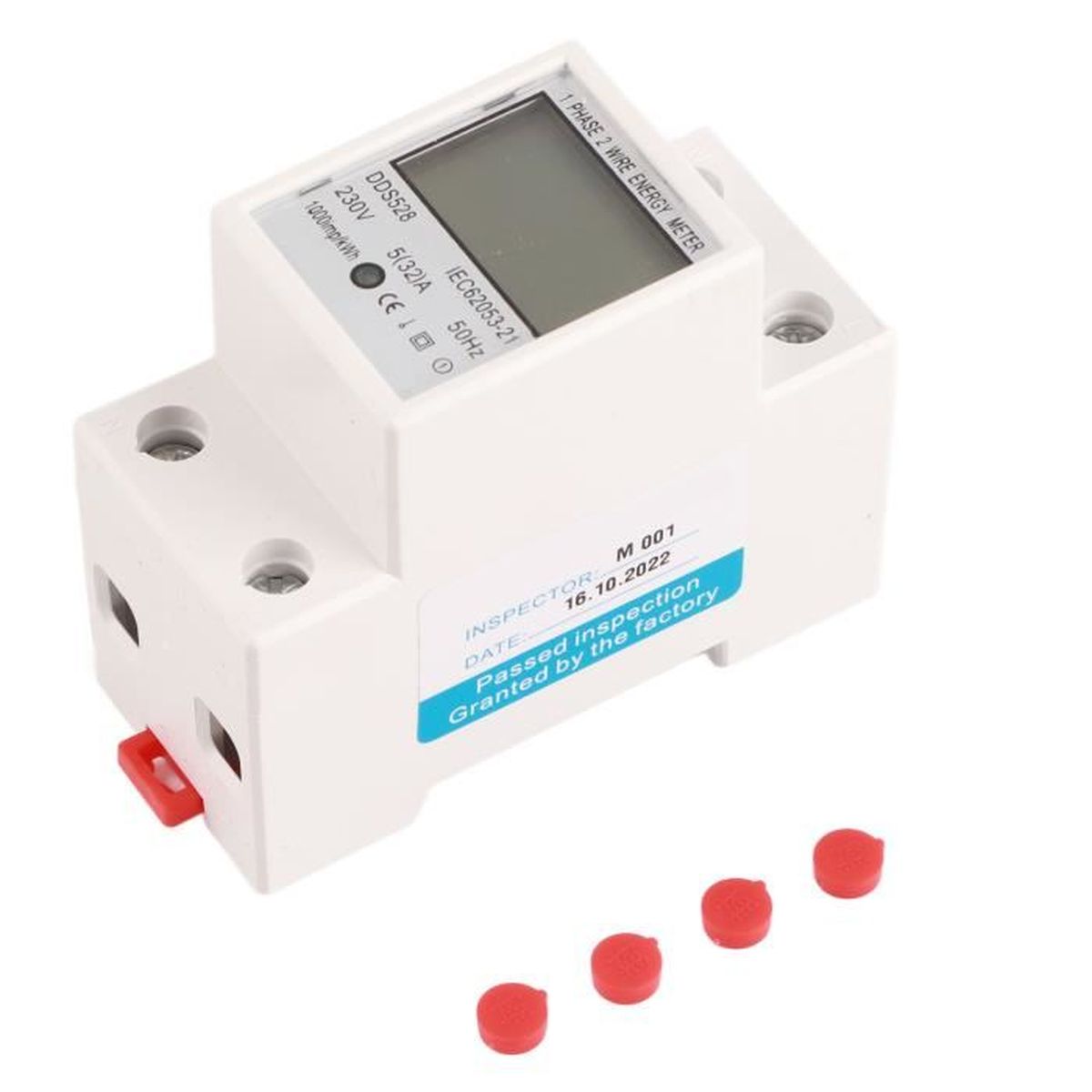 KIT ÉCONOMIE ÉNERGIE Compteur Numérique Monophasé Mètre électrique 220V