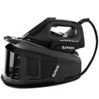 KOTEZU Centrale Vapeur, Débit Vapeur 130 g/min, 5 Bar, Réservoir Amovible 1,5 L, Température Réglable, 2600W, Noir