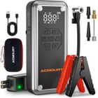 Acmount 7000A Booster Batterie Voiture avec Gonfleur 150PSI, 23800mAh Demarreur Batterie (Jusqu'à 12V 8.0L Diesel ou 9.0L Gaz)