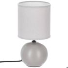 ATMOSPHERA CRÉATEUR D'INTÉRIEUR Lampe céramique "Timéo" gris souris mat H25cm - Atmosphera createur d'interieur