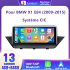 Junsun Autoradio Android 13 4Go+64Go pour BMW X1 E84 (2009-2015) Système CIC, écran d'origine avec Carplay Android Auto WIFI 4G