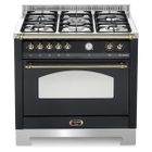 Cuisinière LOFRA RNMG96MFT IC-Matt Black 90X60 - 5 brûleurs au gaz 1 VISÉS TRIPLE CROWN - FOUR GIANT