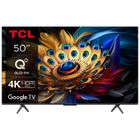 TV QLED Tcl 50C69B 126 cm 4K UHD 2024 Aluminium brossé