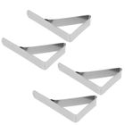 TMISHION Clips de Nappe - Non spécifié - 4pcs - Acier Inoxydable - Facile à Installer - Résistant à la Rouille