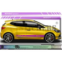 Renault sport racing RS bandes - VIOLET - Kit Complet  - Tuning Sticker Autocollant Graphic Decals