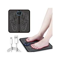 Masseur de pieds électrique EMS, USB portable rechargeable,Foot Màssàger, Massage des pieds pour soulager les muscles sanguins, 