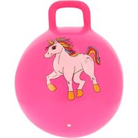 Ballon sauteur - EQUI-THEME - EQUI-KIDS Licorne - Rose - Pour Enfant de 2 ans et plus - 45-50 cm