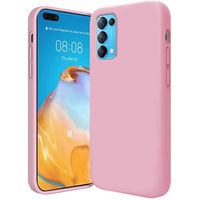 Coque Silicone TPU Rose Pour Oppo Find X3 Lite Little Boutik  Couleur :