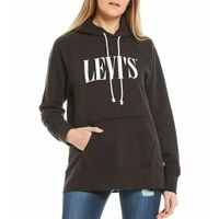 Levi's Original Serif Graphic Sweat-shirt Pull Noir femme