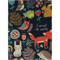 Protège carnet santé enfant couleur motif pelemele Color Pop - France - 22 x 16 cm