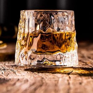 WHISKY BOURBON SCOTCH Verre à Whisky, Verre �� Whisky en Cristal, Saillie