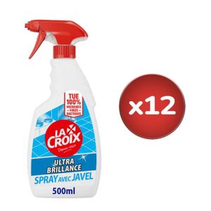Lot 6 spray Lacroix javel desinfectant anti calcaire spécial salle de bain