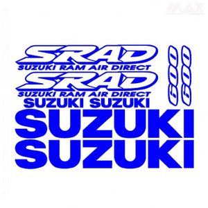 STICKERS - STRASS 8 sticker GSXR – BLEU ROI – sticker SUZUKI GSX R S