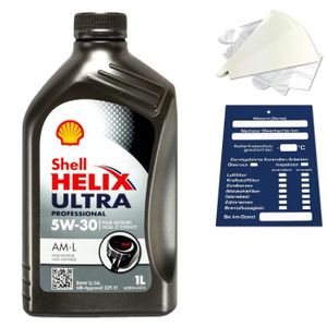 HUILE MOTEUR 1 Litre Original Shell Helix Ultra Prof. AM-L 5W30 Huile 550040555 229.51 Kit