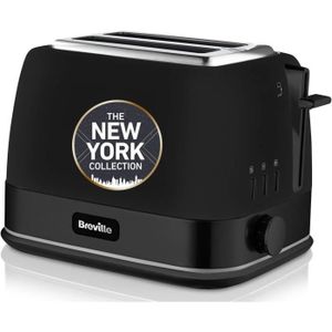 GRILLE-PAIN - TOASTER Grille-Pain - TRAHOO - Collection New York - Noir 