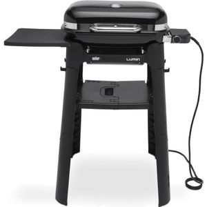 BARBECUE Barbecue électrique Weber Lumin Compact Black Stand Noir
