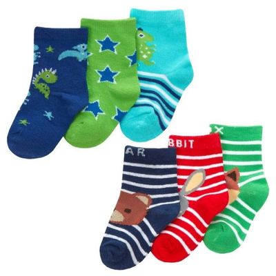 Chaussette Bebe,Chaussette Antiderapante Bebe Coton Chaussette Enfants  Garcon Chaussette,pour 1-3 ans Nouveau-né Bébé ,6Paires Envoyé au hasard -  Cdiscount Prêt-à-Porter