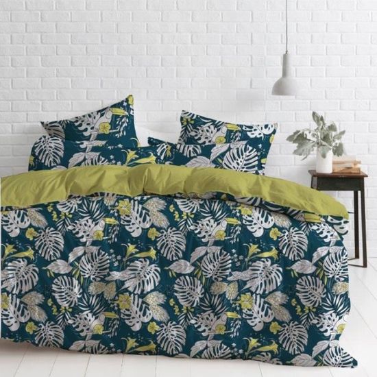 Couette Imprimée MORTREUX Bhody – Mi-saison Microfibre Motifs Géométriques