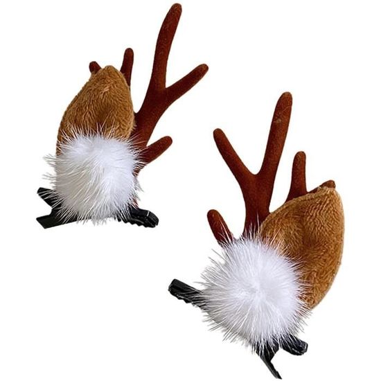 Donegal - Pinces à cheveux, Noël, FA-5742 avec cornes de renne