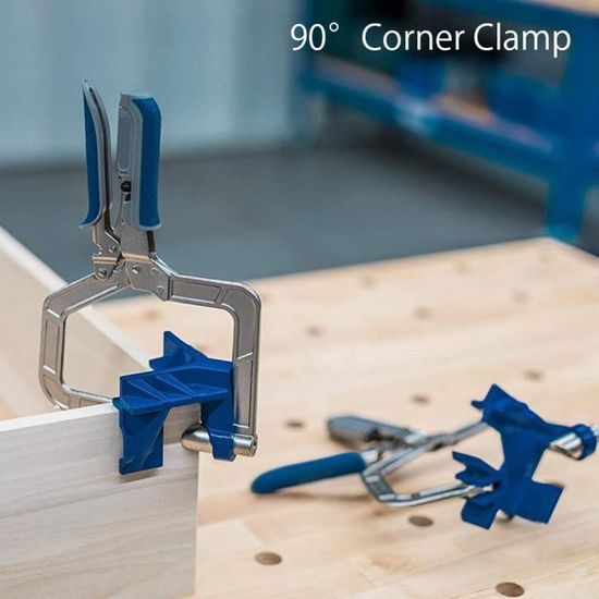 10 Pièces Carrés De Serrage D'angle 90° - Pince à Angle Droit 3 Pouces Pour Bricolage Et Menuiserie