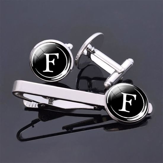 Lot 3 Accessoires Homme : 1 Pince à Cravate + 2 Boutons De Manchette Dorés – Élégance Assurée
