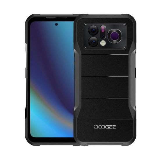 Telephone portable DOOGEE V20 Pro 6,43" OLED Écran 5G Smartphone debloque 12Go + 256 Go Imagerie thermique / NFC / Android - Noir
