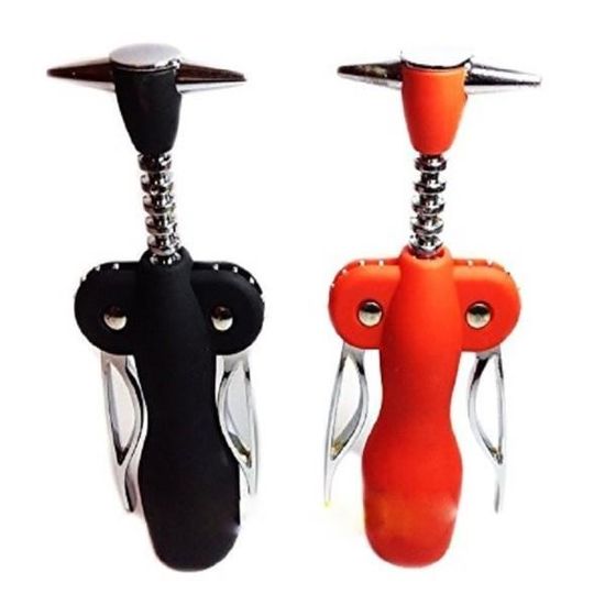 Apriscatole E Stappa Bottiglie De Luca - Legno E Acciaio Inox - Foto 5