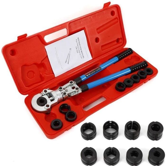 Pince à sertir 9 contour contour TH & V Pince à sertir Matrices de sertissage pour tube cuivre Tuyau composé