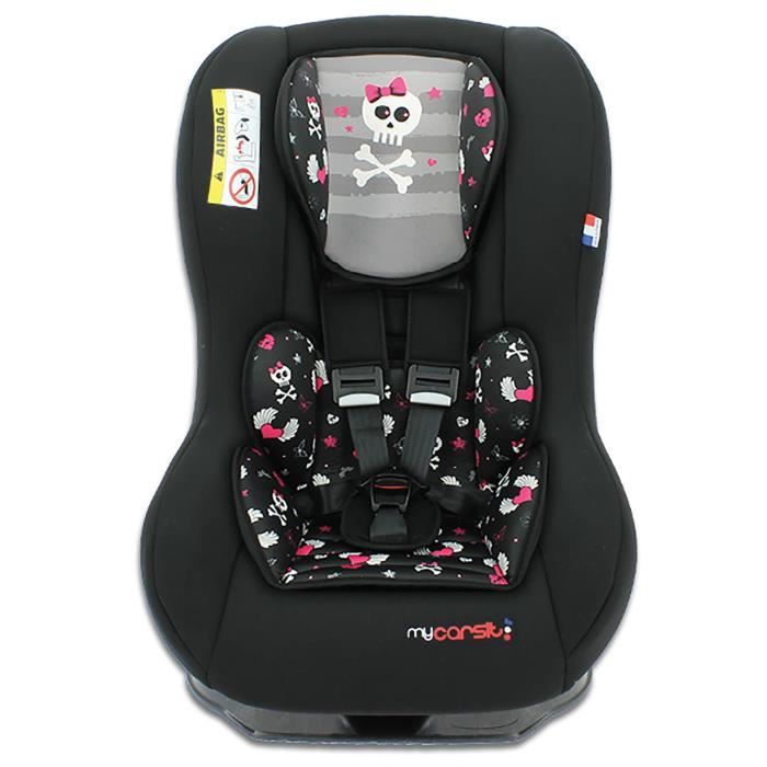 Siège auto DRIVER, Groupe 0+/1 (de 0 à 18 kg), Custo Monster Girl, 3 étoiles ADAC, Fabriqué en France