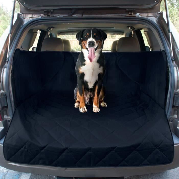 Tapis chien voiture 133*204cm Coffre Protection Chien Coffre de Protection Imperméable Noir