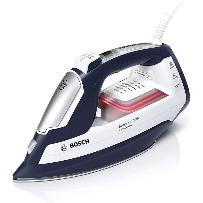 Bosch Electroménager TDI953022V Fer Vapeur Haute Pression, 3000 W, Bleu/Blanc