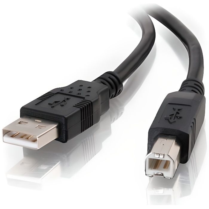 Câble d'Imprimante USB A-B - Epson Printer Cable - pour tous Epson Imprimantes 3 métres