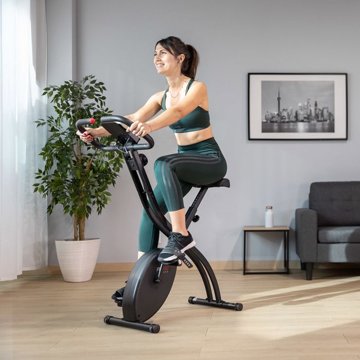 Fitfiu VÃ©lo d`appartement pliable unisexe adulte, Gris MÃ©tallisÃ©, taille unique - BEST-X1000