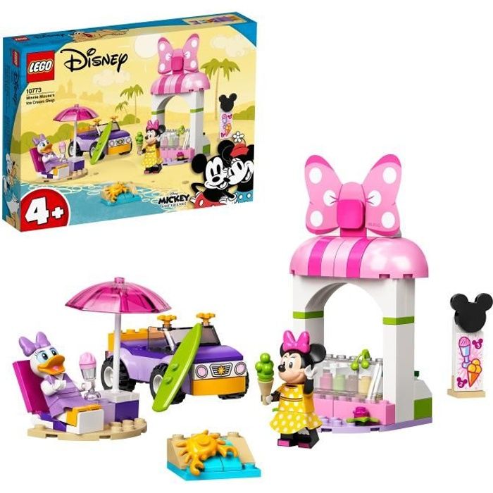 LEGO® 10773 Disney® Le magasin de glaces de Minnie Mouse Jouet Enfants 4+ ans avec Figurine Daisy