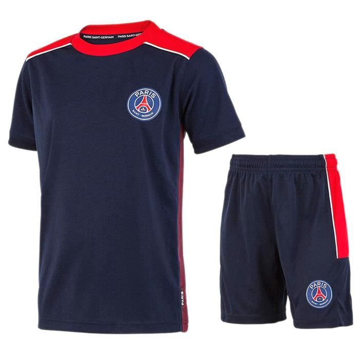 PSG - Maillot & Short de Football Enfant Officiels - Bleu