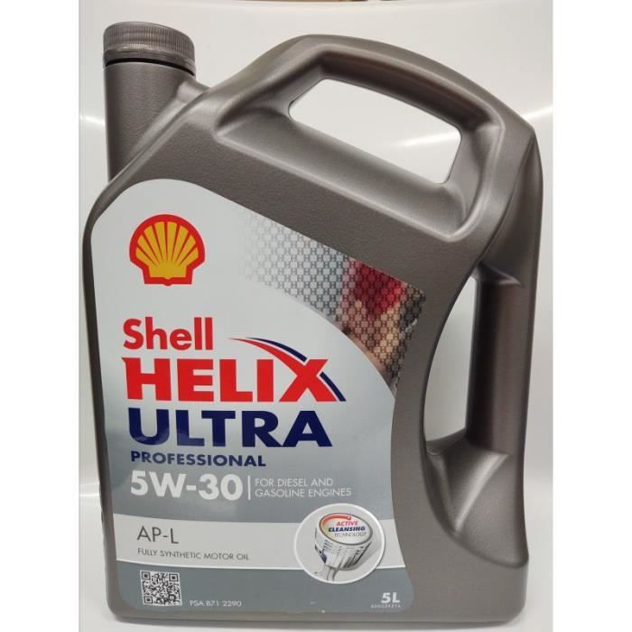Shell Helix Ultra Professionnel APL 5W30 5L Huile Moteur Essence et Diesel