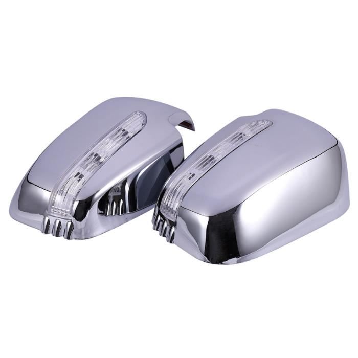 Housses de RéTroviseur de Porte de Voiture avec LED pour Mitsubishi Triton L200 2005-2014 Pajero Sport 2011