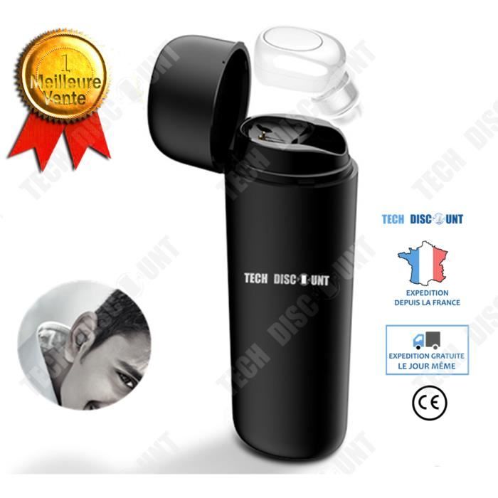 TD® ecouteur bluetooth avec boite de recharge sans fil samsung iphone apple sport batterie externe portable chargeur casque oreillet
