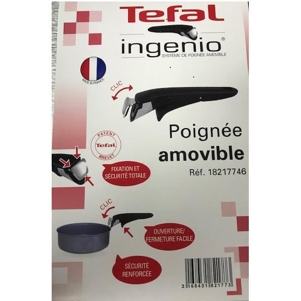 POIGNEE AMOVIBLE TEFAL INGENIO