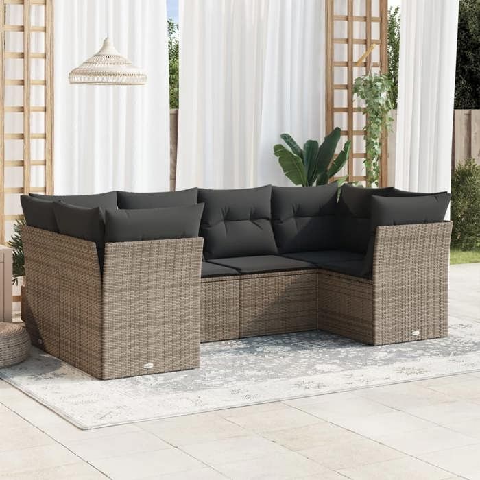 vidaXL Ensemble de jardin 6 pcs
